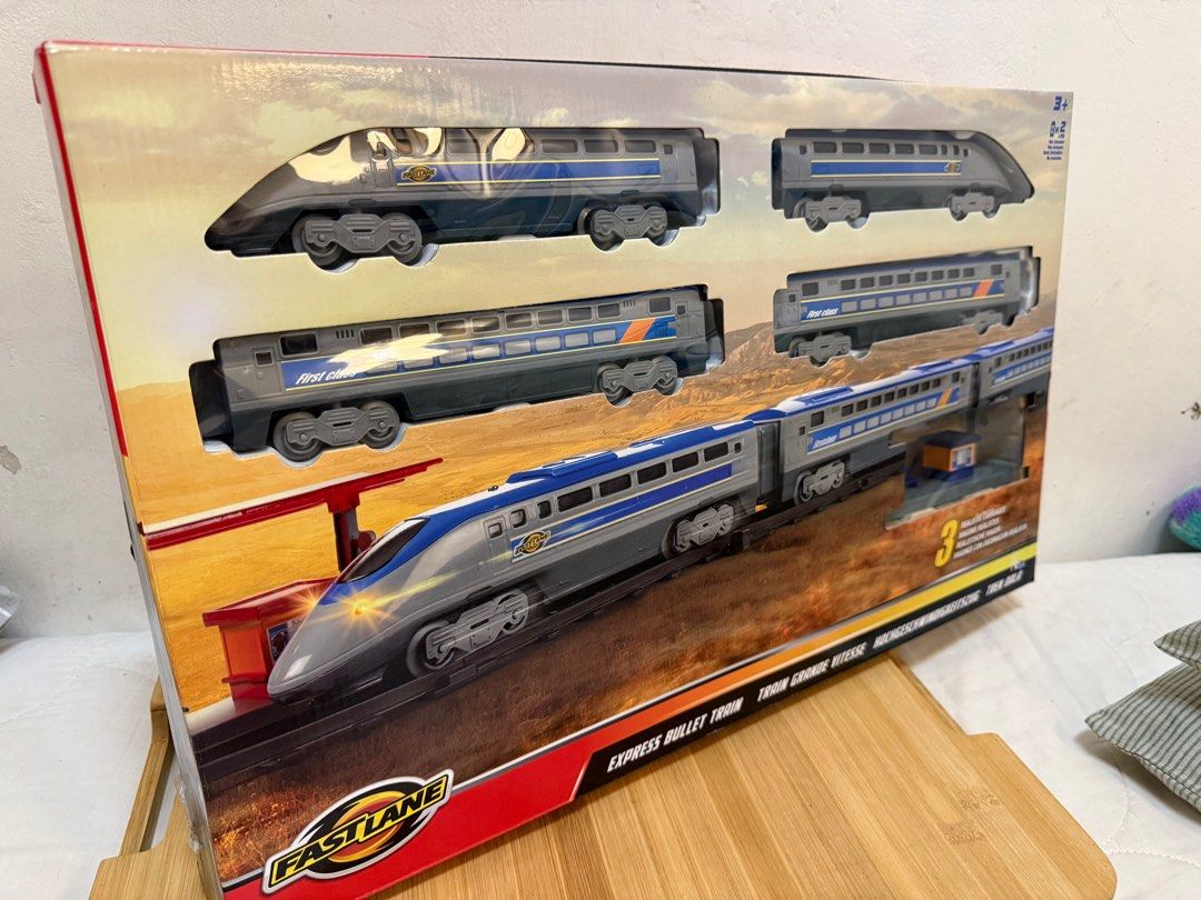 BULLET TRAIN SET ( bnew ) UK item (Category: Vehicle & Diecast Models) located in Quezon City. Submitted by walmart28 (Listing ID 1372496728, Image 3). Description: BULLET TRAIN SET OFFICIAL ( united kingdom ) sealed big box wide rails 4 trains wd station collectible complete set ready to play SALE 1499 only.