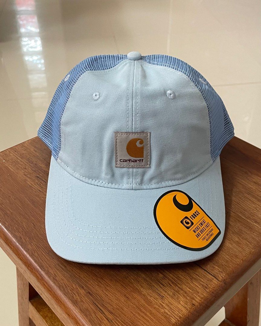 Carhartt Light Blue Trucker Net Cap snapback (Category: Caps & Hats) located in Taguig. Submitted by zone26ph (Listing ID 1372473191, Image 2). Description: BrandNew w tag Slight negotiable 📍Taguig 📩PM for faster transact.