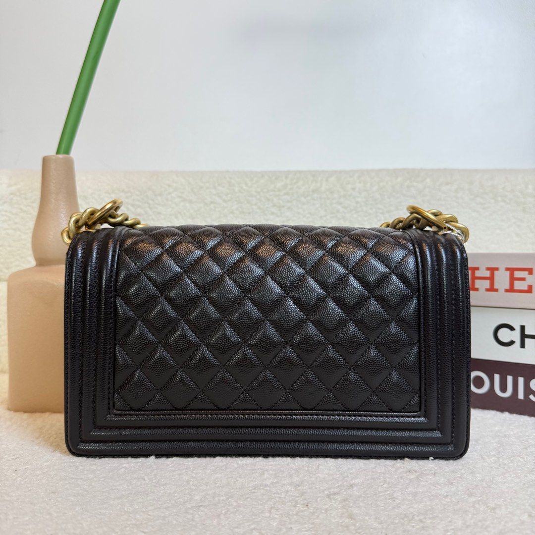 Chanel Leboy Old Medium Caviar Black GHW (Category: Luxury Bags & Wallets) located in Manila. Submitted by cjv.luxury (Listing ID 1372509840, Image 3). Description: CJV-8057 Inclusions: Entrupy & Authenticity Card ✅ All items are available for 3 months layaway ✅ For cash buyers, items are negotiable. Just shoot your offer ✅ Trades are welcome, you can bring other luxury bags/items that you wish to sell and we can convert it to store credit. 💯 We