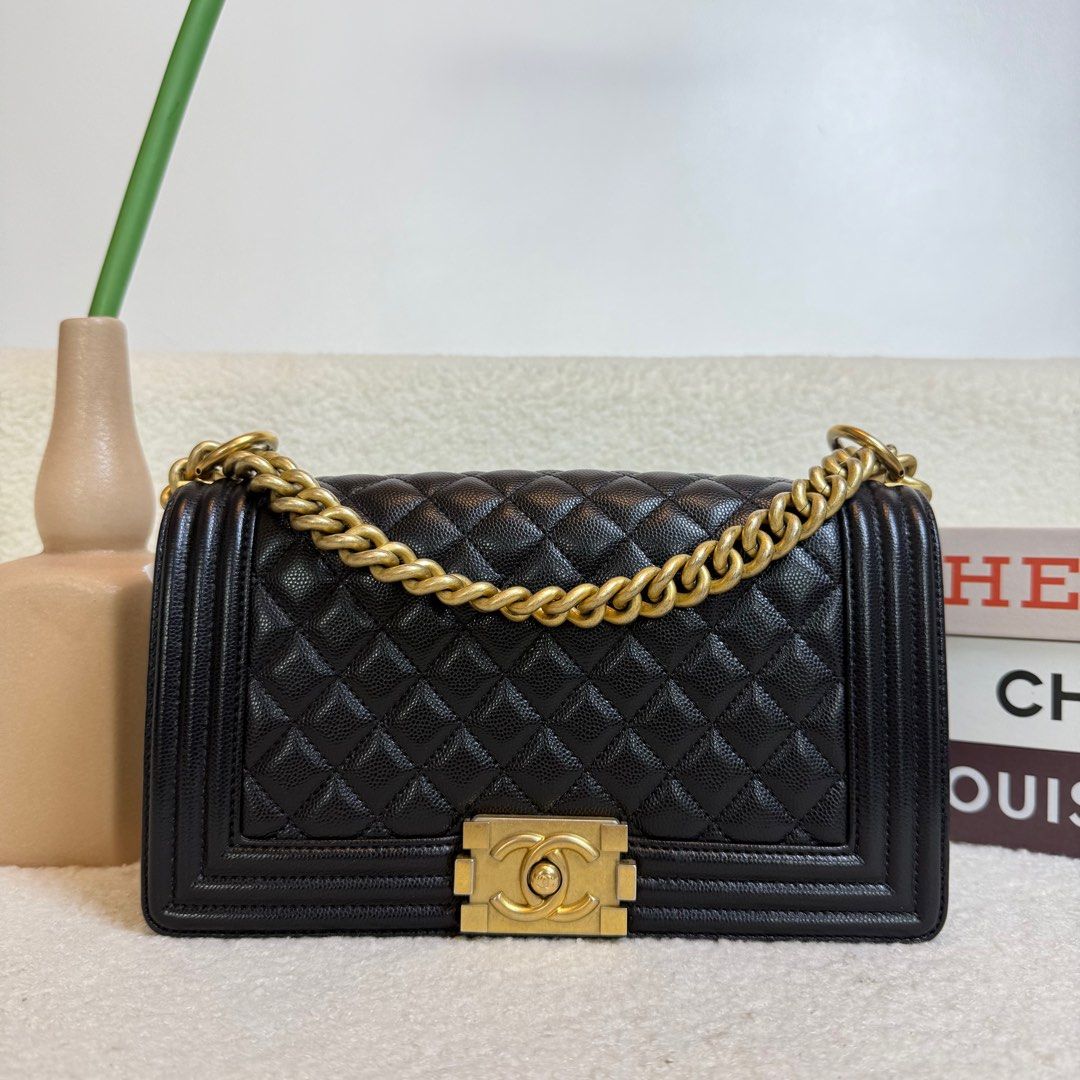 Chanel Leboy Old Medium Caviar Black GHW (Category: Luxury Bags & Wallets) located in Manila. Submitted by cjv.luxury (Listing ID 1372509840, Image 2). Description: CJV-8057 Inclusions: Entrupy & Authenticity Card ✅ All items are available for 3 months layaway ✅ For cash buyers, items are negotiable. Just shoot your offer ✅ Trades are welcome, you can bring other luxury bags/items that you wish to sell and we can convert it to store credit. 💯 We