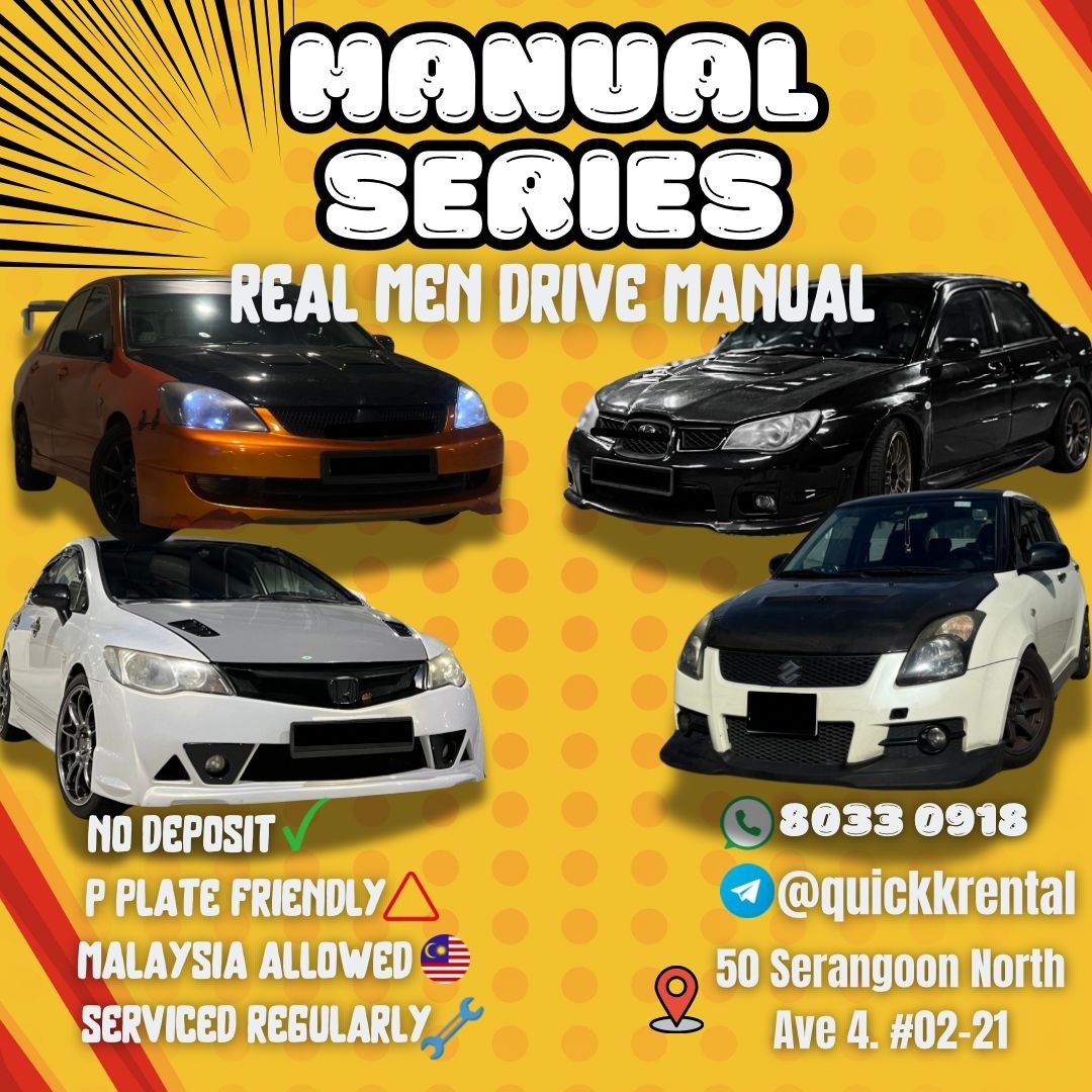 Cheap Car Rental Lancer Cs3 Manual ! Loud Exhaust No Deposit P Plate Welcome Malaysia Welcome!62887424924161114