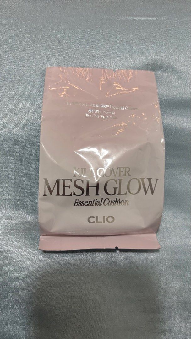 Clio Kill Cover Mesh Glow Essential Cushion Refill 21c (Category: Makeup) located in Pasig City. Submitted by midnights_ (Listing ID 1372621991, Image 1). Description: Renewed version Shade 21C Sealed.