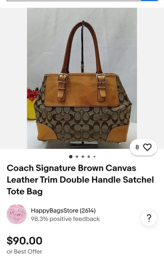 Coach Tote/Satchel Japan (Category: Luxury Bags & Wallets) located in Caloocan City. Submitted by wlbags (Listing ID 1372654547, Image 2). Description: Searchable Code authentic Japan Coach sf included 😎.