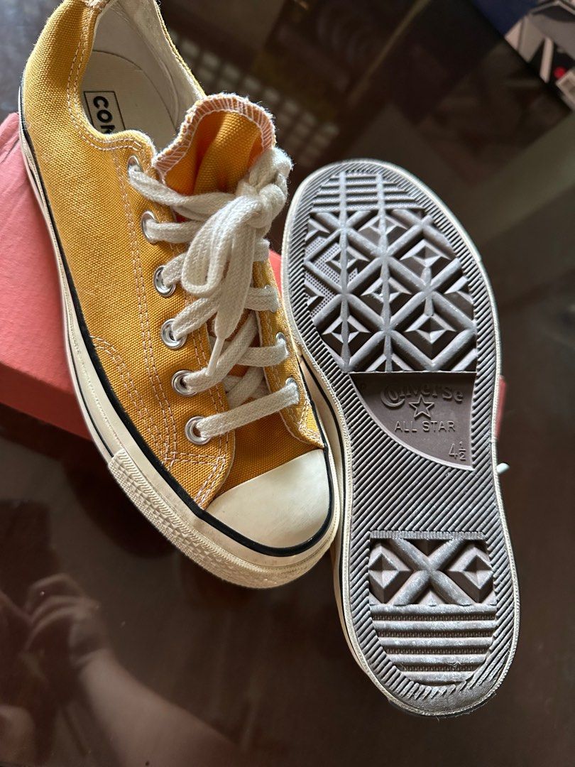 Converse Chuck 70s Lows | Sunflower (Category: Sneakers) located in Makati City. Submitted by balaig (Listing ID 1372489146, Image 3). Description: RFS: not my style.