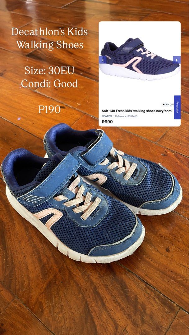 Decathlon Walking Shoes Kids (Category: Babies & Kids Fashion) located in Cavite. Submitted by pamelalacson (Listing ID 1372549915, Image 1). Description: .