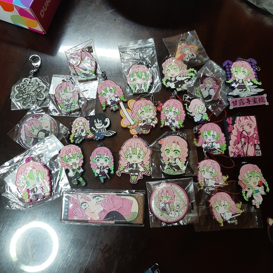 Demon Slayer Mitsuri Kanroji Aniks (Category: Character Goods) located in Caloocan City. Submitted by yaoizzy (Listing ID 1372602426, Image 1). Description: LFB / WTS / FOR SALE Mitsuri Kanroji Aniks / Rubber keychain / Acrylic keychain can be sold each or as set price range from 50 - 150 pm na lang po muna. salamat po.