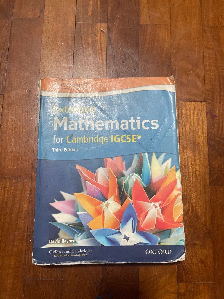 Extended Mathematics for Cambridge IGCSE - Third Edition, Hobbies ...