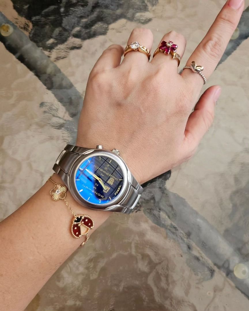 Fossil Big Tic Matrix Fossil Big Tic 00s Matrix Watch Y2k 時計通販