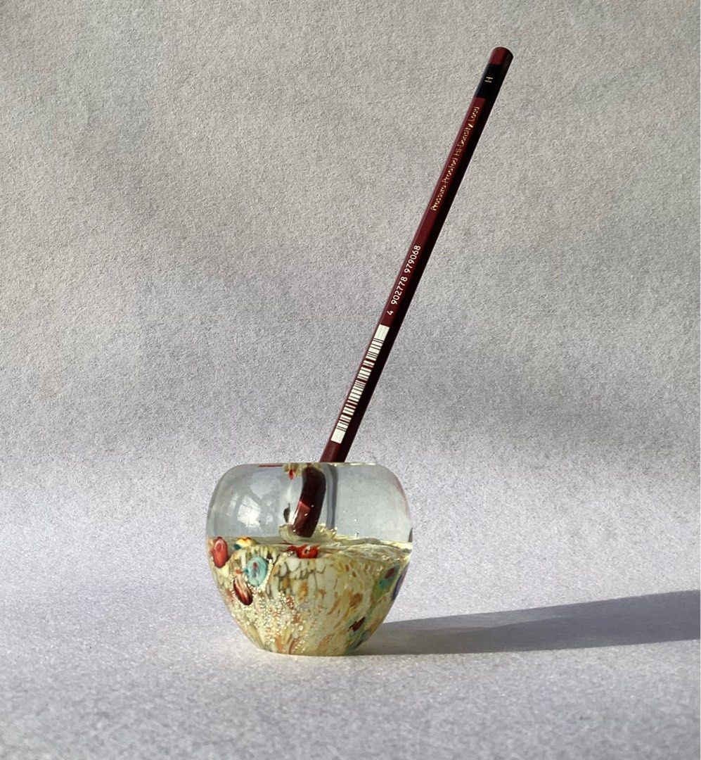 Glass Paperweight / Pen Holder (Category: Other Home Decor) located in Davao. Submitted by atbpshop192593 (Listing ID 1372642123, Image 2). Description: Php350 Glass Paperweight / Pen Holder H: 2.5 inches L: 2.5 inches Weight: 350 grams *please check photos before purchase *Last price posted *Free Shipping Nationwide on Orders of 3 Items or More First to pay .