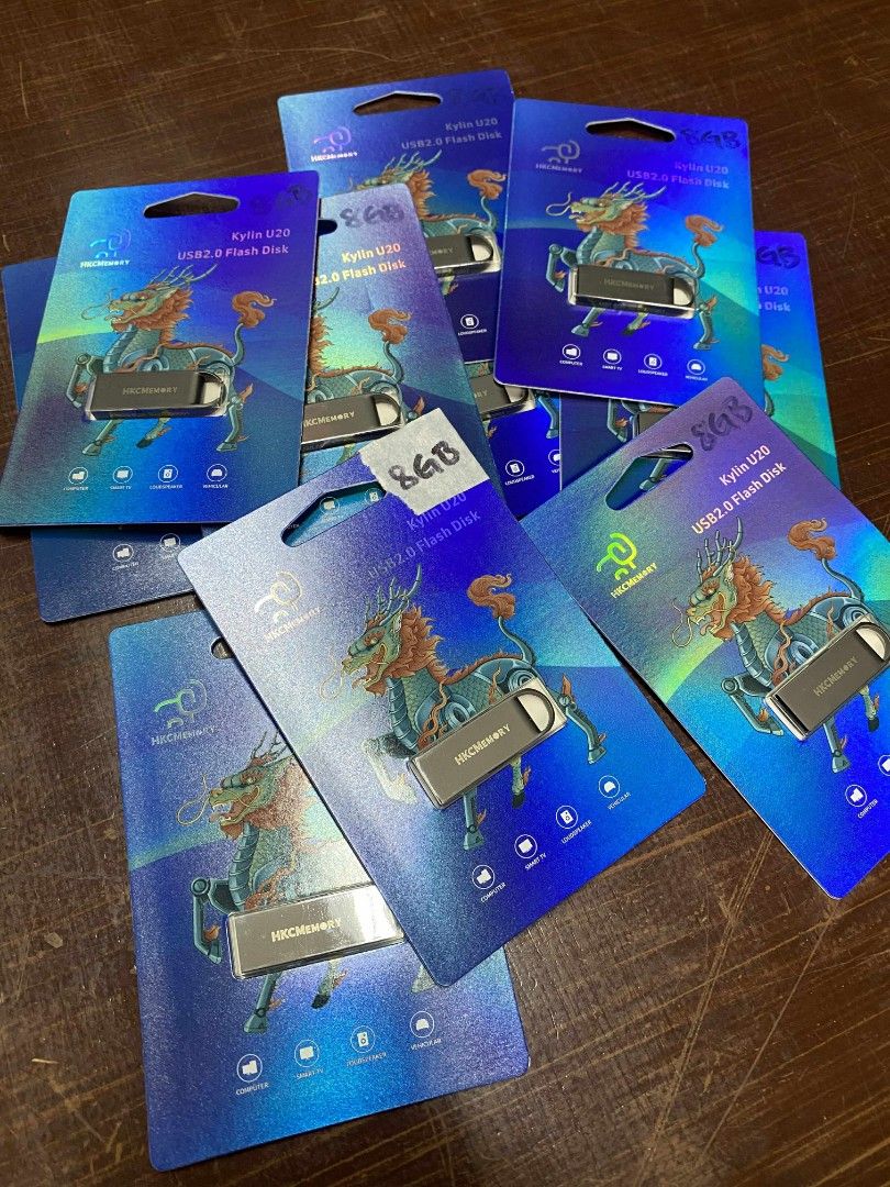 HKC Kylin 8GB USB 2.0 Flash Drive (Category: E-Readers) located in Pasig City. Submitted by mahara1624 (Listing ID 1372664498, Image 3). Description: Brand New and Original Items 🏍️ Same Day Delivery - Lalamove delivery within Metro Manila - For walk-ins: Always PM first for item availability - We are also open for night time deliveries 🧰 Warranty: - 7 days store warranty for factory defects - 1 Year warranty assistance on selected items 💵 Mod
