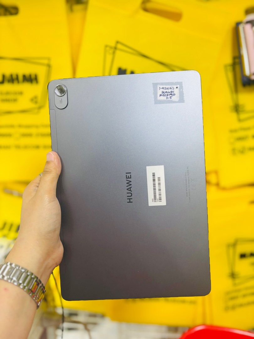 Huawei Matepad 11.5 128GB with sim openline no issues unit only (Category: Huawei) located in San Juan City. Submitted by najihahtelecomshop2018 (Listing ID 1372634409, Image 1). Description: Legit Store | Original unit FOR SALE | TRADE / SWAP ▫️INSTALLMENT thru: 🔸Credit Card (straight / installment) 🔸Ggives / Gcredit + 6% interest 🔸Spay Later + 6% interest (RFS: Buy and Sell any kinds of Gadgets) Description: Huawei Matepad 11.5 128GB With si