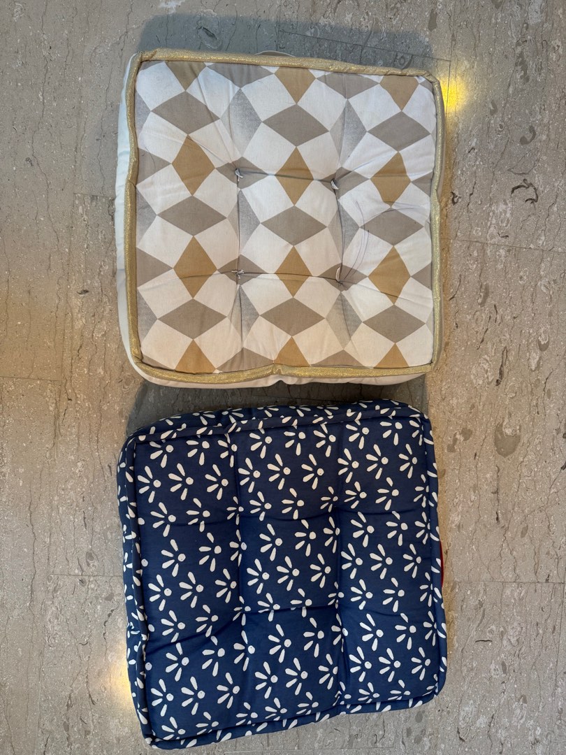 IKEA floor cushions (45 cm x 45 cm), Furniture & Home Living, Home ...