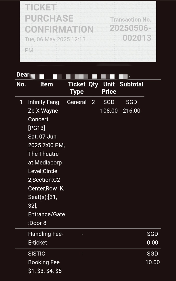 Infinity Feng Ze x Wayne Concert, Tickets & Vouchers, Event Tickets on ...