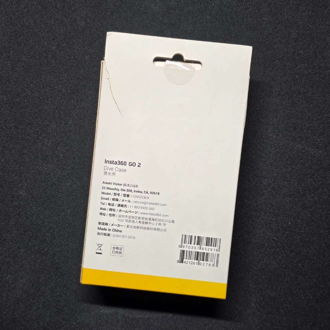 Insta360 Go 2 Dive Case Unused (P2,890 SRP) (Category: Video Cameras) located in Mandaluyong City. Submitted by ethanjacobso (Listing ID 1372521212, Image 2). Description: Insta360 Go 2 Waterproof Dive Case Take your Insta360 Go 2 through underwater and unpredictable weather! RFS: Meant to buy the Dive case for the One X2, and was too excited to read what I was buying 🥹.