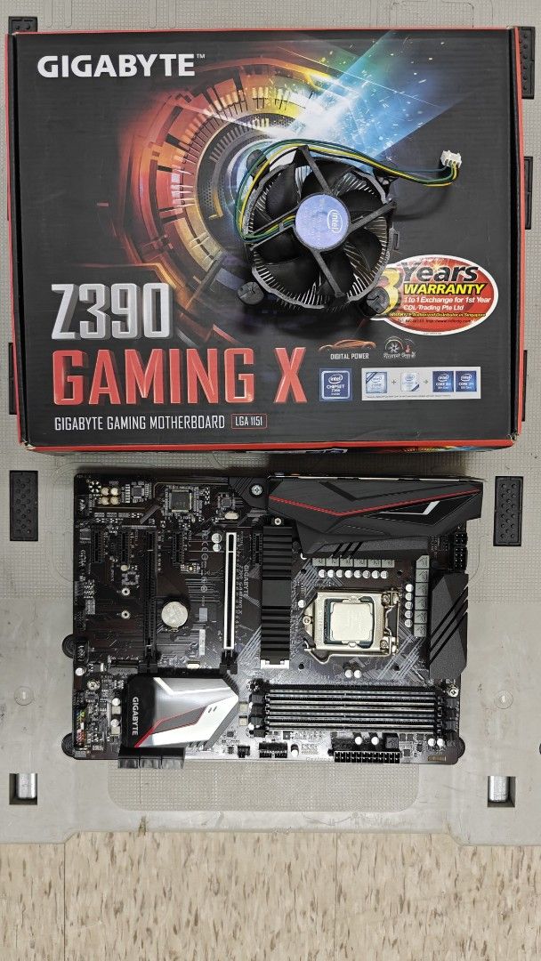 Intel Gigabyte Z390 Gaming X Details Intel Core I7-8700 With