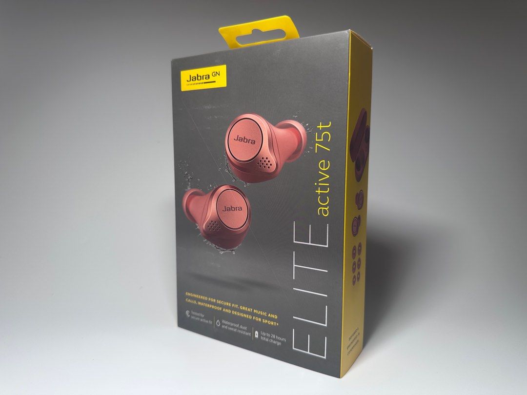 Jabra Elite Active 75t 真無線藍牙耳機運動耳機降噪耳機, 音響器材