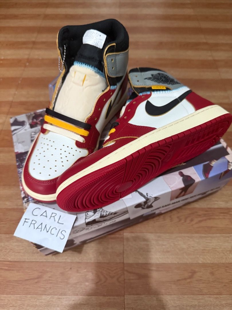 Jordan 1 x Union Chi Shadow (Category: Sneakers) located in Mandaluyong City. Submitted by allrack (Listing ID 1372609731, Image 3). Description: Selling: J1 High x Union chi shadow Size 9 Brand new 18.5k.