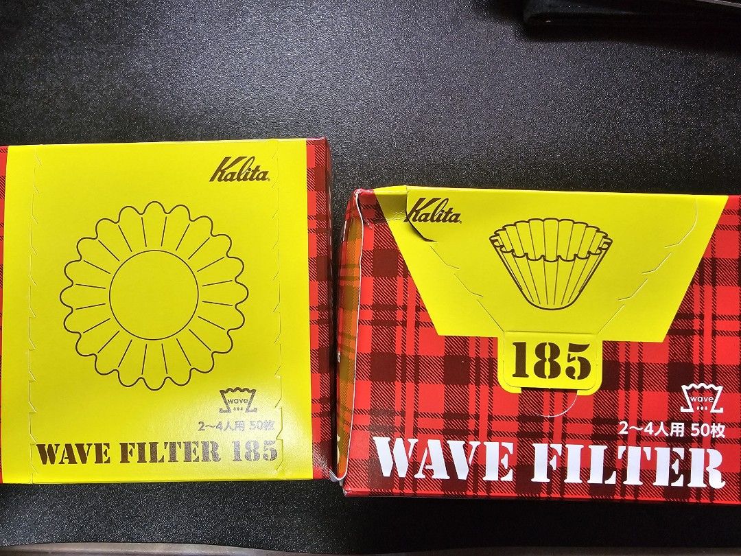 Kalita wave 185 filter (Category: Coffee & Tea Tableware) located in Manila. Submitted by rdapdap (Listing ID 1372475255, Image 1). Description: kalita wave filter paper size 185 50pcs per pack 320php binondo area.