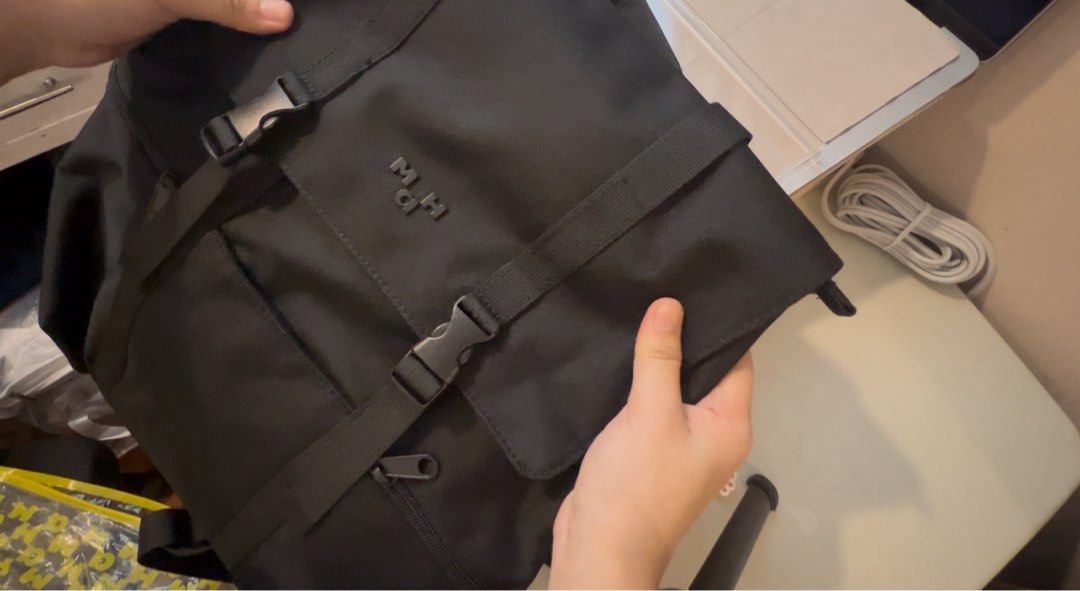 MAH Black Backpack 14 inch - (same day delivery: metro manila) (Category: Backpacks) located in Mandaluyong City. Submitted by komorebifinds (Listing ID 1372534898, Image 2). Description: MAH 1982 Siro Backpack with Waterproof Fabric -24 inch version Size: pls see photos Rfs: naka stock lng and help me fund for my cats.