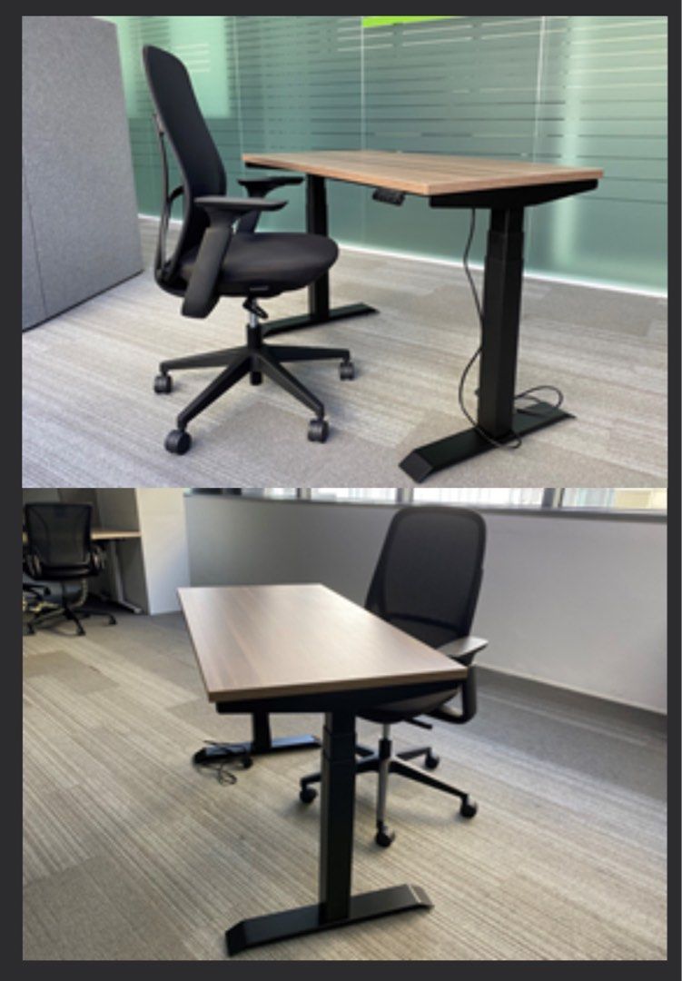 Office Table Adjustable (Category: Tables & Sets) located in Kuala Lumpur. Submitted by Gigii (Listing ID 1372532721, Image 2). Description: Never used. Comes with original packaging. Table Top: Vintage Ash Table Dimensions: Length 135 cm × Width 75 cm × Height 61–126 cm Materials: Metal Base Features: 2-Stage Height Adjustment (Electric) | 3-Position Memory Control | Auto-Reverse Safety Feature Feel free to message me if you are interested. Pric