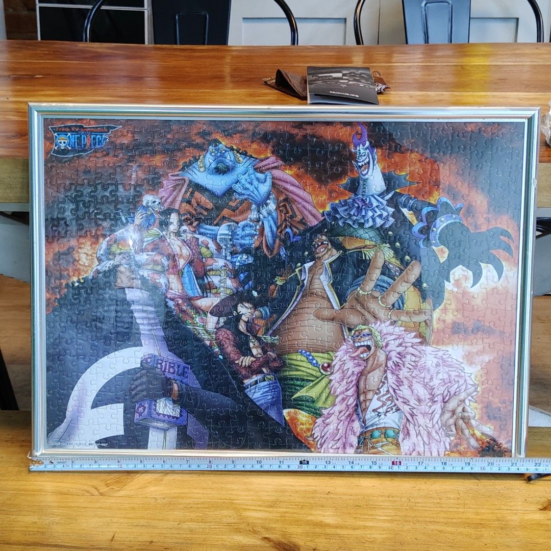 One Piece Collectors Jigsaw Puzzle with frame & acrylic protector (Category: Art & Prints) located in Manila. Submitted by rossinicalabig (Listing ID 1372644073, Image 1). Description: 1200 only WITH FRAME! Ready to display! Complete pieces. Check & pickup at our photo/video studio in Sta.Mesa Mla STUDIO J.