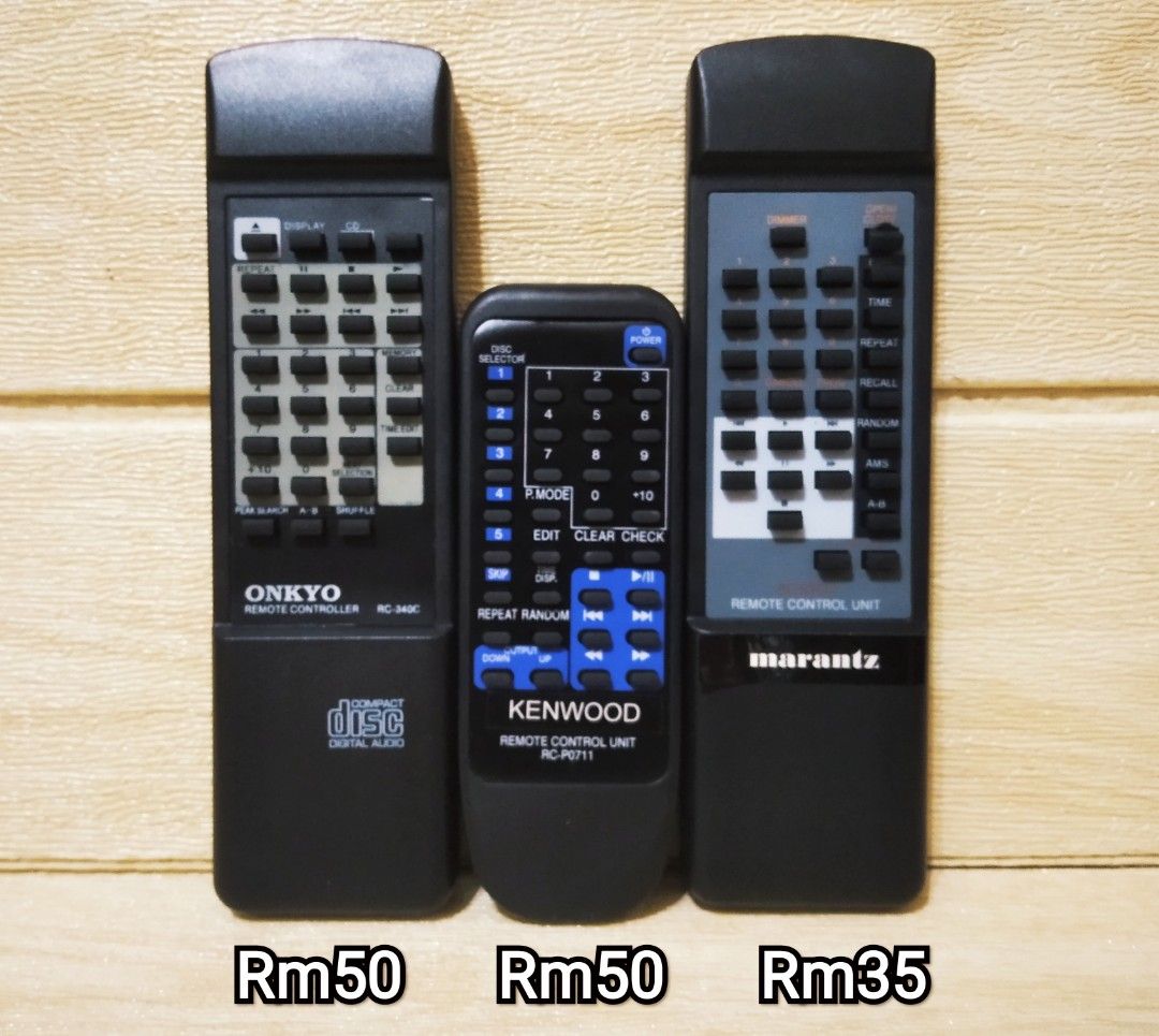 Anko Mini Cd Remote Onkyo.Kenwood.Marantz CD Player Remote Control, Audio, Soundbars ...