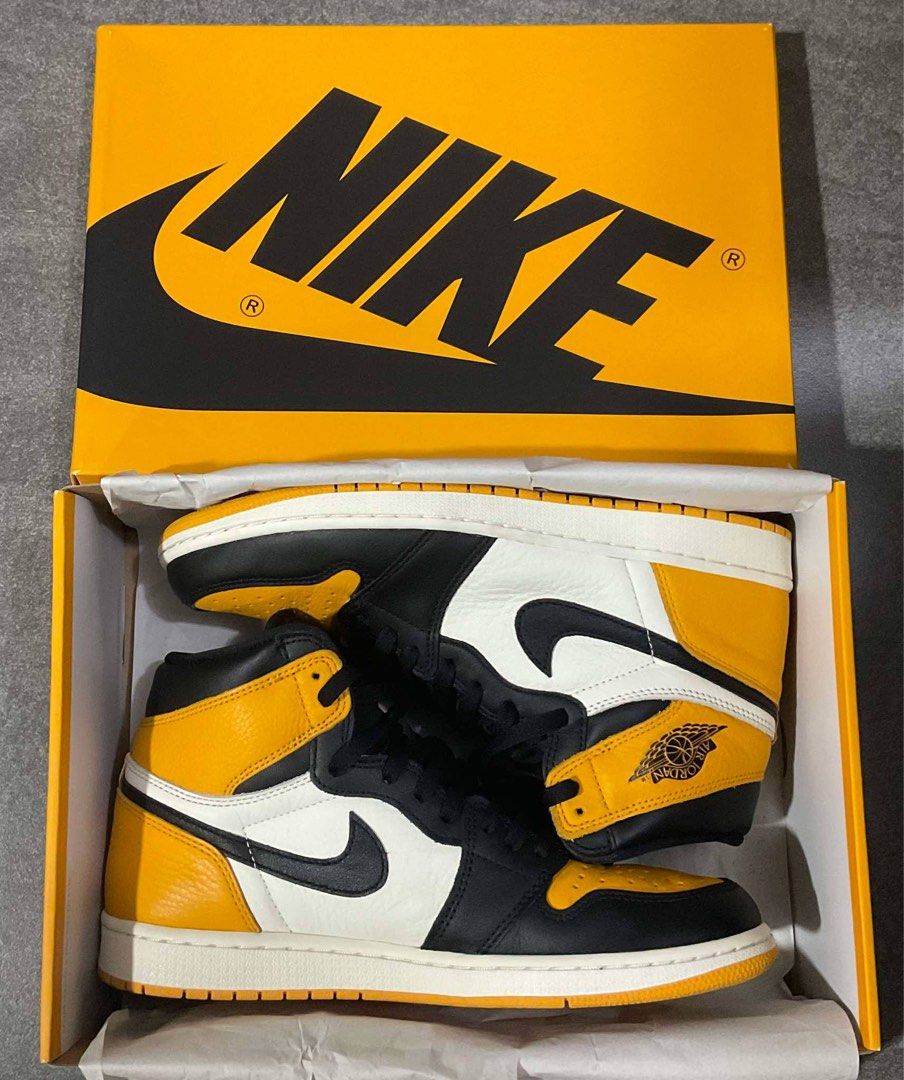 Original Jordan 1 High OG (Category: Sneakers) located in Cavite. Submitted by jembc (Listing ID 1372484960, Image 1). Description: Original Jordan 1 High OG Colorway: Yellow Taxi Size: US 11 Mens With box Guaranteed original bought in Jordan Manila/Titan/Nike Park Access Slightly negotiable Can send more pictures for serious buyers Buyer will shoulder shipping fee Payment first basis.