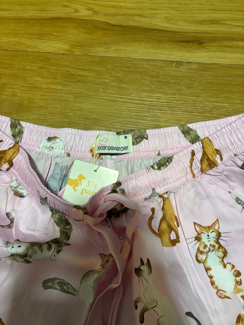 Peter Alexander Cat Pajamas Pants (3/4) (Category: New Undergarments & Loungewear) located in Singapore. Submitted by kaya_toastsssd (Listing ID 1372653493, Image 2). Description: BNWT Selling at low cost to clear wardrobe! .