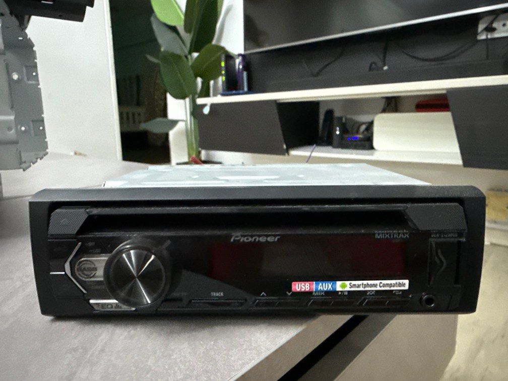 Pioneer car radio (Category: Other Audio Equipment) located in Singapore. Submitted by eae_services (Listing ID 1372603788, Image 1). Description: New! Used a few days after collecting car. Then removed. .
