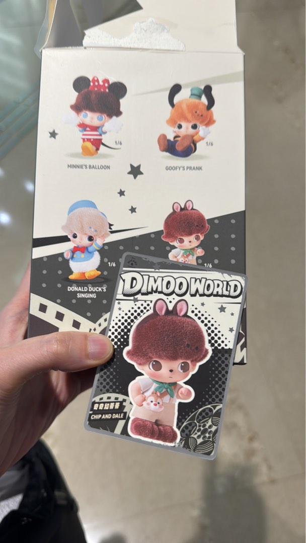 Pop mart 正版 DIMOO WORLD （CHIP AND DALE）, 興趣及遊戲, 玩具 & 遊戲類 - Carousell