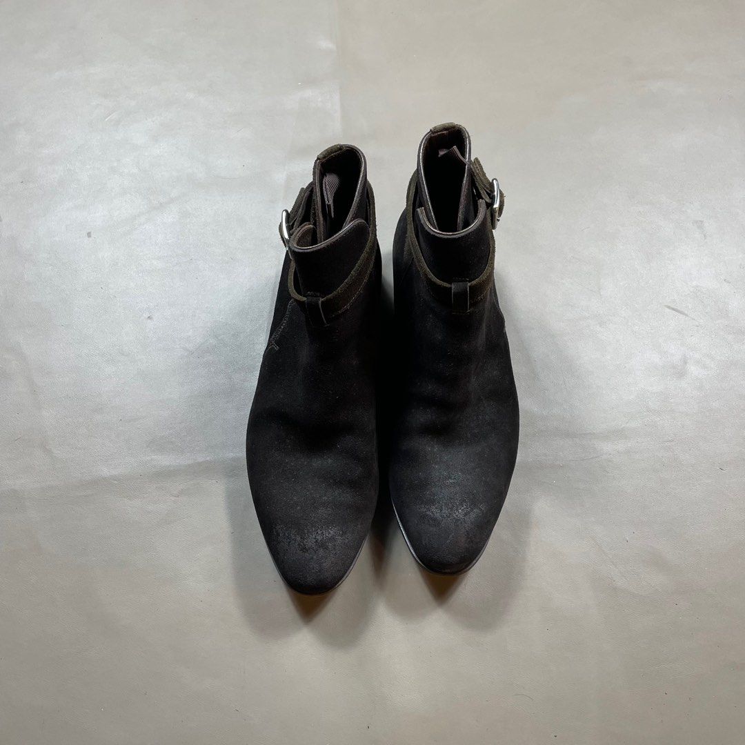 PRADA JODHPUR BOOTS DARK BROWN (Category: Sneakers & Footwear) located in Manila. Submitted by revise.ph_ (Listing ID 1372651061, Image 2). Description: PRADA JODHPUR BOOTS DARK BROWN Made in ITALY Size:6 Issue:Check detailed photos Price :4,000 Free Shipping Via Jnt.