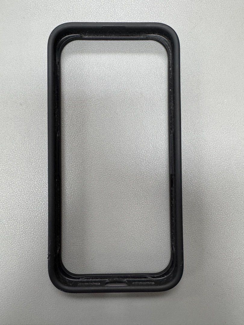 Rhinoshield Bumper Case for iPhone 15 Pro Max (Category: Cases & Sleeves) located in Pasay City. Submitted by markacesantos (Listing ID 1372493851, Image 2). Description: Negotiable. RFS: Upgraded phone Original and lightly used with a slight dent as seen in the picture. Original price from Powermac is PHP 2390. Feature from website: Exceeds military standards Durable Snug fit Modular Light weight BPA free.
