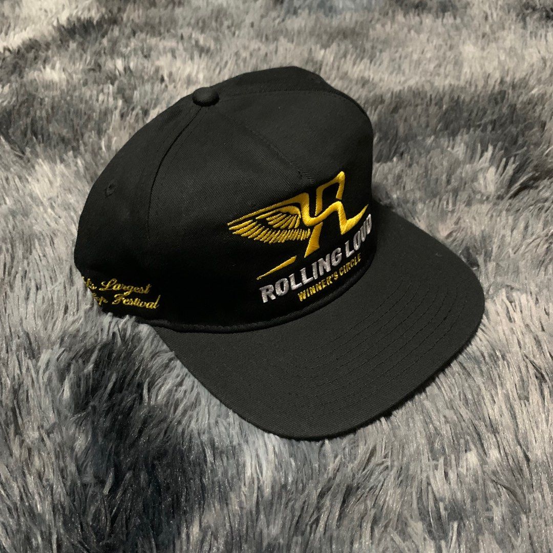 Rolling Loud Winner’s Circle Hat Black (Category: Caps & Hats) located in Manila. Submitted by smithstuffs (Listing ID 1372652921, Image 1). Description: Rolling Loud Winner’s Circle Hat Black ( Excellent / Complete / No Hidden Issue ) 950 Free Shipping Na Din Via Jnt 📦 Loc: Tondo Manila Courier: J&T Express / LBC / Lalamove Mop: Gcash / BPI / BDO COD / COP Via LBC Or Lalamove 🛵.