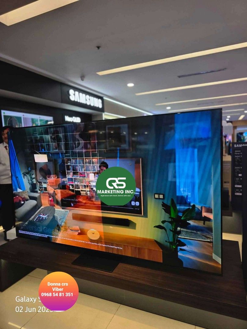 Samsung oled (Category: TV) located in Manila. Submitted by donnasagao03665 (Listing ID 1372587522, Image 2). Description: 💚 SAMSUNG OLED TV 2025 MODEL FREE SOUNDBAR 55S95F 65S95F 77S95F 83S95F 55S85F 65S85F 💚 QA55S95F - 91,000 / T420 QA65S95F - 104,000 / S800D QA77S95F - 145,700 / Q800F QA83S95F - 217,300 / Q930F QA55S85F - 64,400 / T420 QA65S85F - 79,900 / S800D PRICE MAY CHANGE WITHOUT PRIOR NOTICE BRANDNEW AND SEALED 1 YR WARRANTY PARTS AND