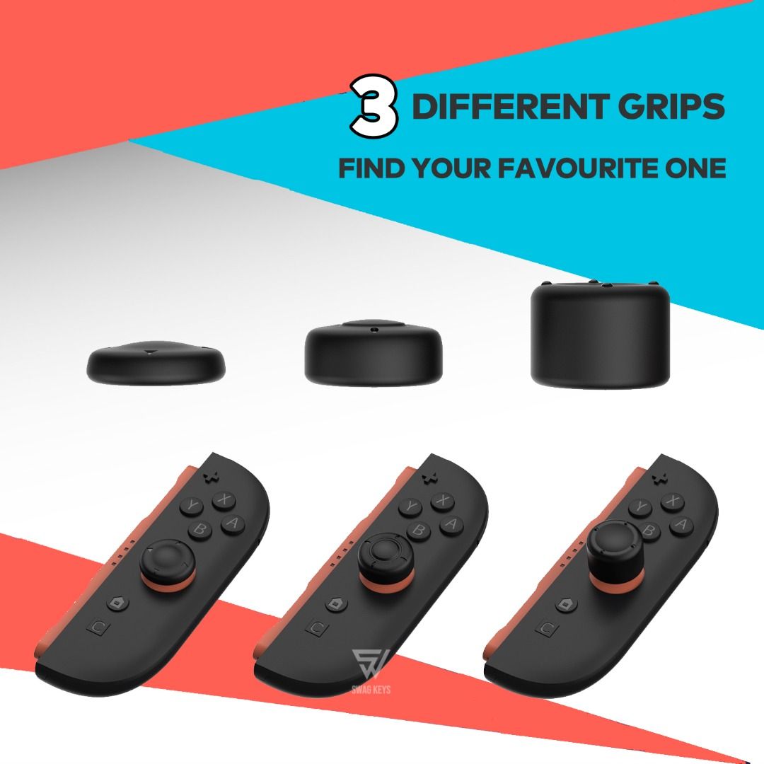 【SG】 DOBE - 6 PCs NS2 Analog Thumb Grip Set Joycon Joystick Cap Thumbstick Cover Nintendo Switch 262853057189762111