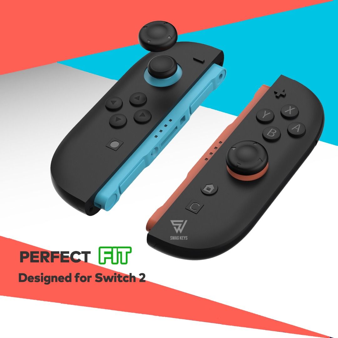 【SG】 DOBE - 6 PCs NS2 Analog Thumb Grip Set Joycon Joystick Cap Thumbstick Cover Nintendo Switch 262853057189762113