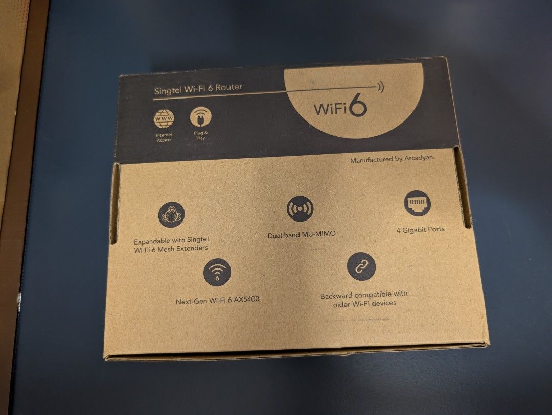Singtel WIFI 6 Router476240267896442881