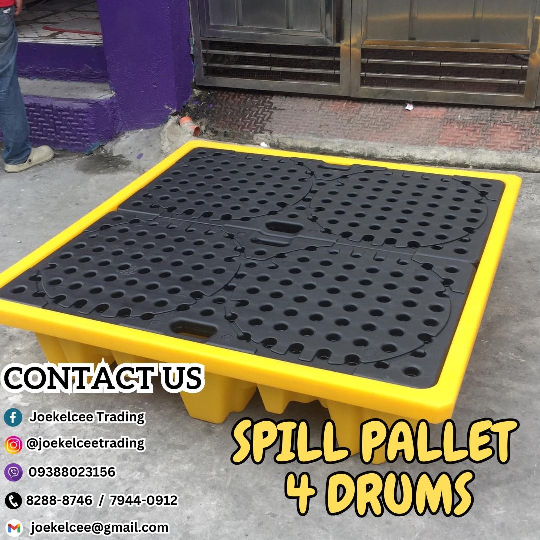 SPILL PALLET (Category: Construction & Building Materials) located in Caloocan City. Submitted by Raincoat_supplier2020 (Listing ID 1372546916, Image 1). Description: • JOEKELCEE TRADING • • 🏭 Direct Supplier & Manufacturer • 💰 Lowest Price in the Market • 🚚 Fast Delivery • 💬 Free Quotation Available 💯 % Legit Dealer supplier 💯 % guaranteed heavyduty 💯 % nature lover products We Supply All Kinds of Trash bins, Kayak boat, Cooler box, Safet