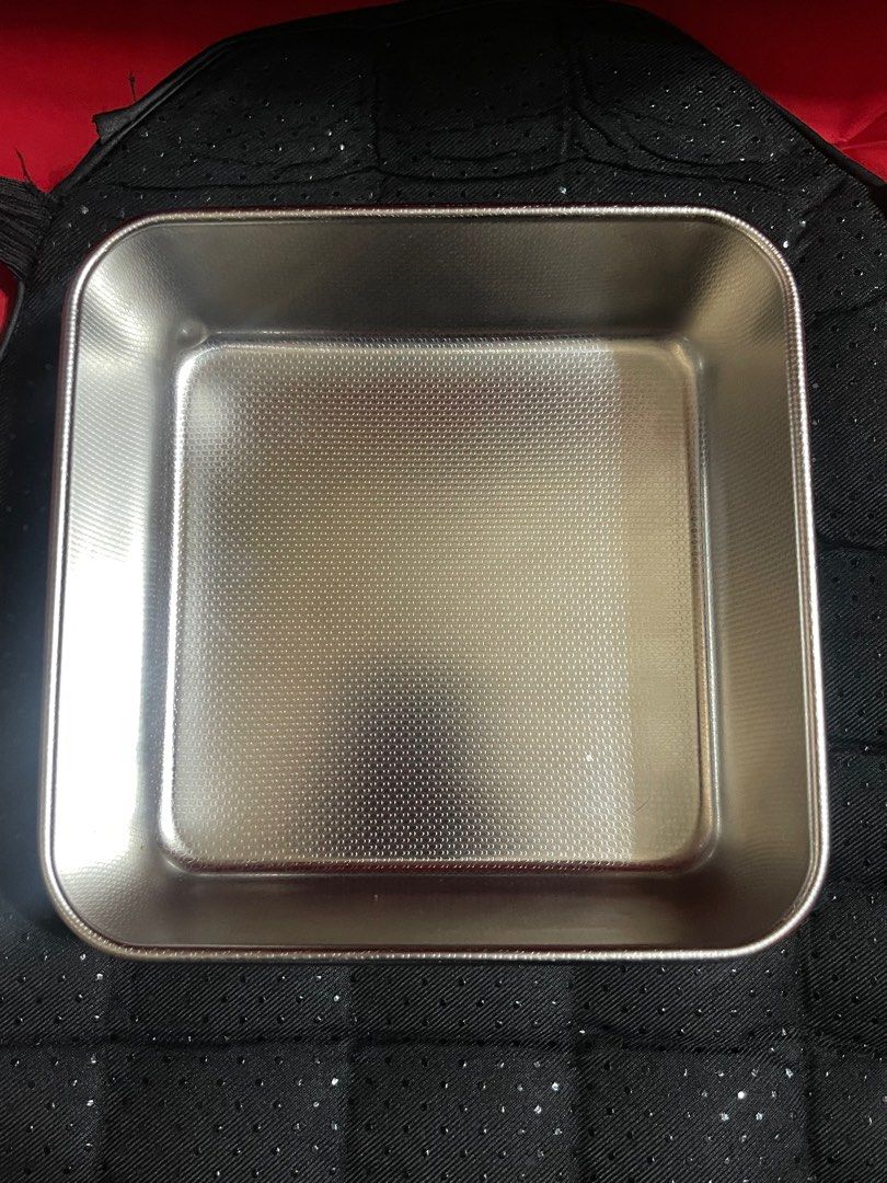 Square Baking Pan from All About Baking (Category: Bakeware) located in Manila. Submitted by qweriri (Listing ID 1372564689, Image 1). Description: Never been used. Recently bought from All About Baking Shop. Size: 15x15 cm RFS: It doesn’t fit our airfryer. .