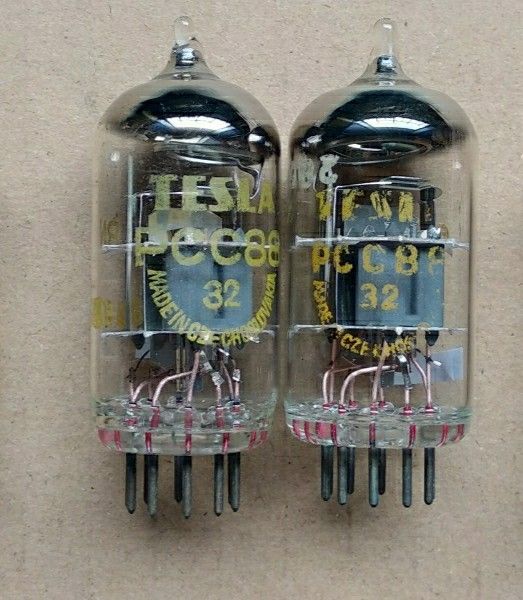 Tesla 6922 6DJ8 Replacement Pair (Category: Soundbars, Speakers & Amplifiers) located in Singapore. Submitted by sg081311 (Listing ID 1372476397, Image 1). Description: Replaces 6922 E88CC ECC88 6DJ8 PCC88 Tesla PCC88 pair Works fine on my amplifier Price for the pair.
