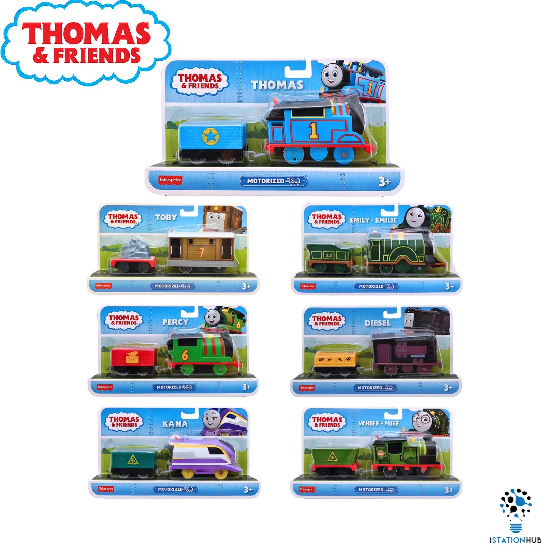 Thomas & Friends Motorized Train Engine - HFX93 / HFX93, Hobbies & Toys ...