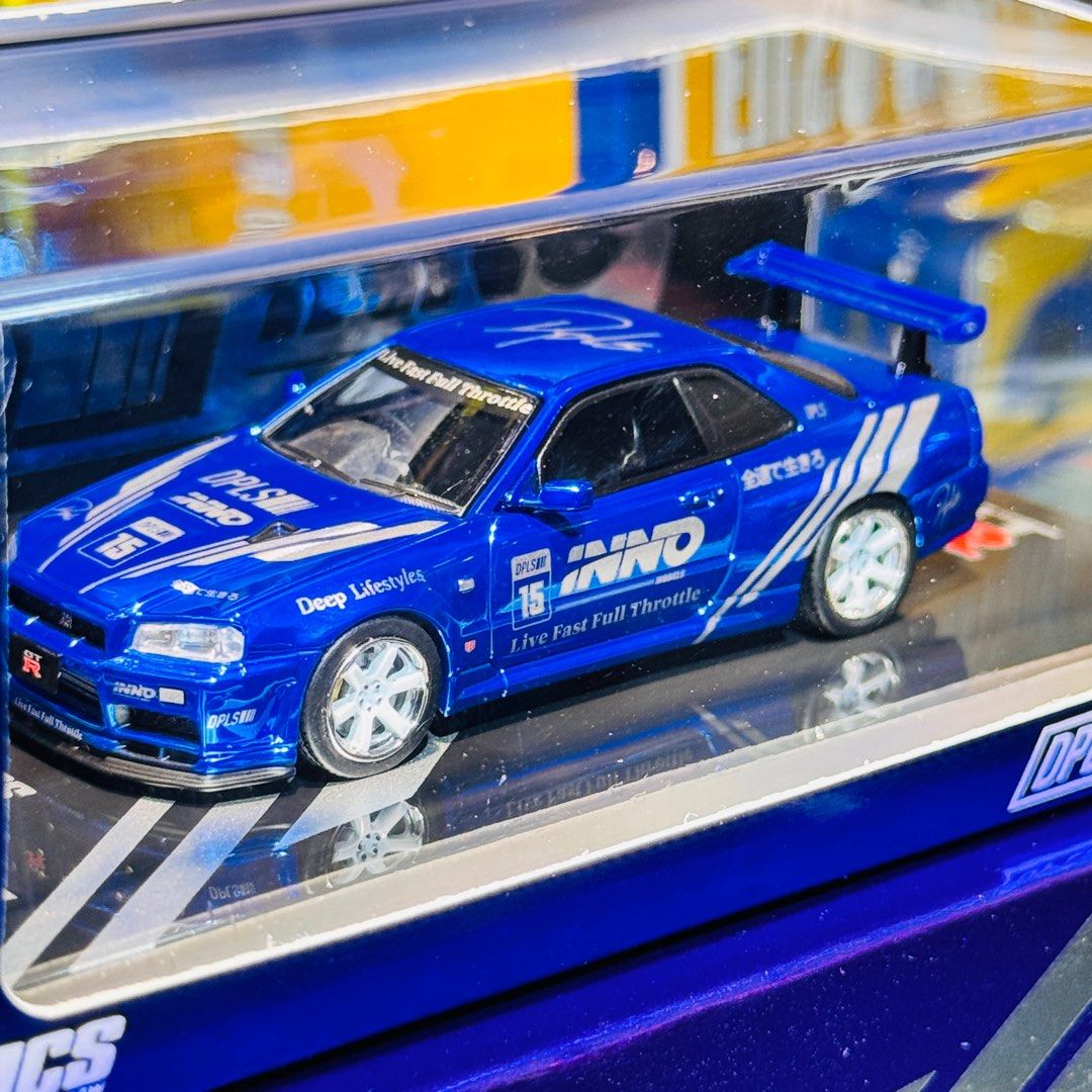 INNO64 イノモデルR34 DLPS TMCS 2025 Pair INNO64 TMCS DPLS - Nissan Skyline GT-R R34 & R33