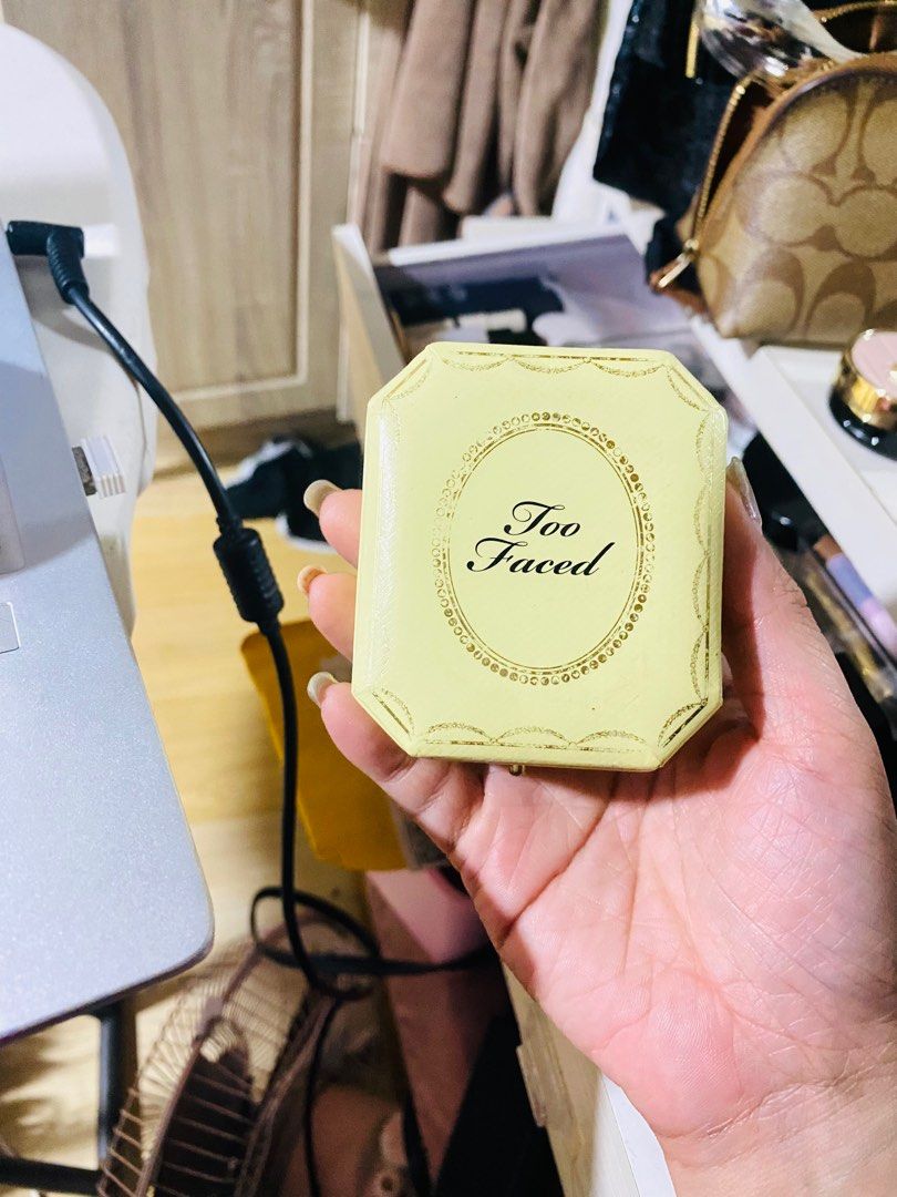 Too faced highlighter (Category: Makeup) located in Manila. Submitted by declutterwithpeanut (Listing ID 1372663507, Image 1). Description: .