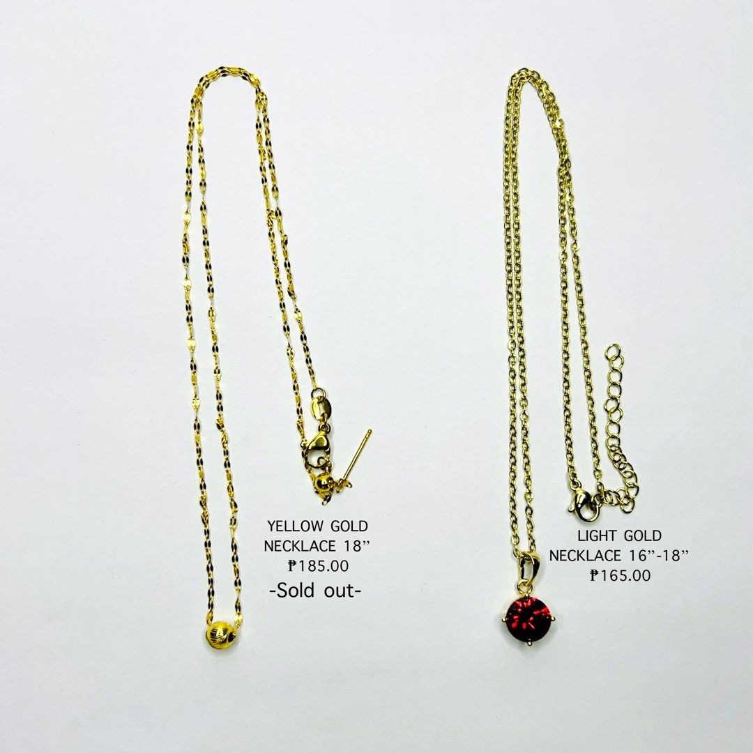 Xuping Necklaces (Category: Necklaces) located in Marikina City. Submitted by ismoooth (Listing ID 1346815944, Image 3). Description: Xuping fashion jewelry Light gold setting necklaces Not pawnable Marikina area.
