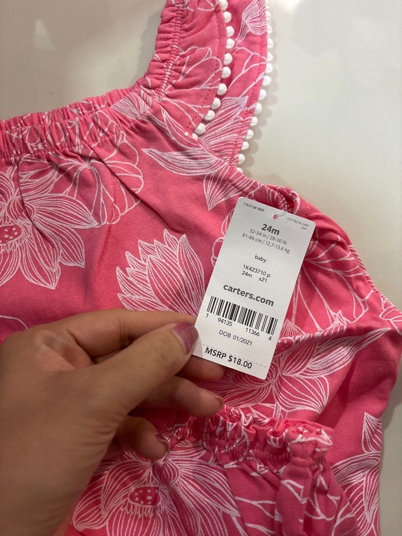 24M [Brand New] Carters Romper (Category: Babies & Kids Fashion) located in Singapore. Submitted by haydenley_joy (Listing ID 1375987836, Image 2). Description: .