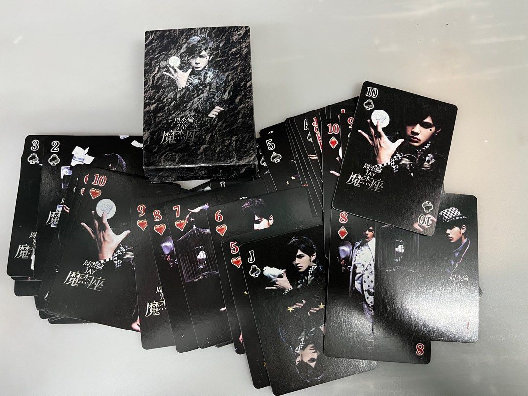 周杰倫魔杰座撲克牌, 興趣及遊戲, 收藏品及紀念品, 明星周邊- Carousell