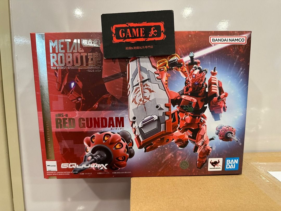 BANDAI L ROBOT魂 RED GUNDAM Bandai Metal Robot Spirits (SIDE MS) Mobile Suit Gundam