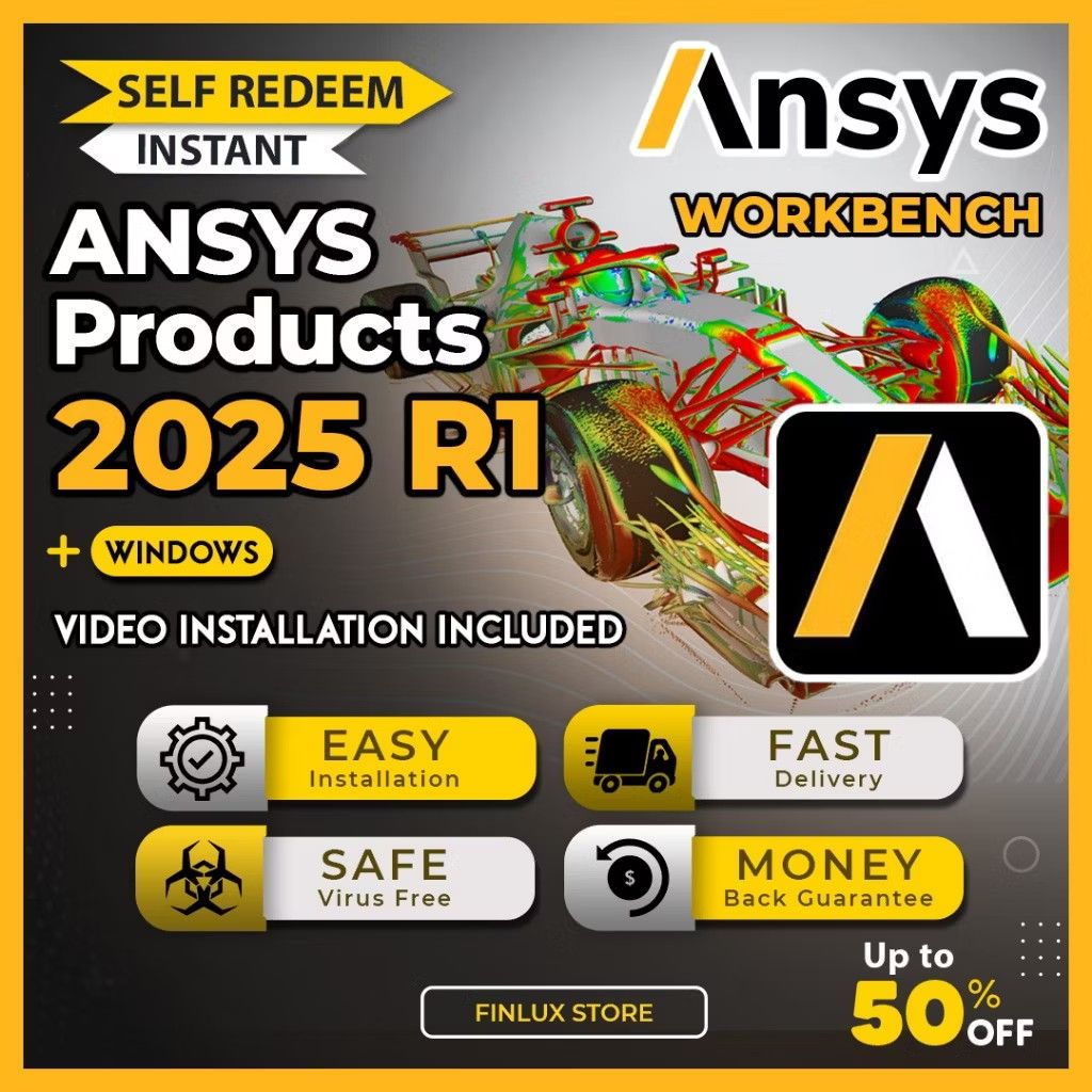 ANSYS Products 2025/2024 / Electronics /Discovery / Motor CAD / Workbench Lifetime For Windows63162905386370110