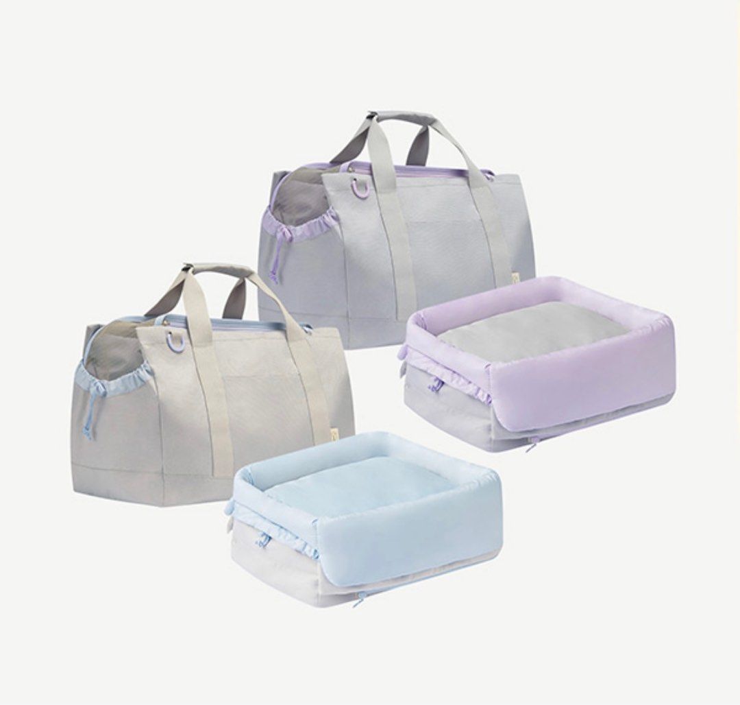 ARRR KOREA PET CARRIER BAG (Category: Homes & Other Pet Accessories) located in Manila. Submitted by makeupetc (Listing ID 1375948513, Image 2). Description: Comes with soft pillow & has safety net.