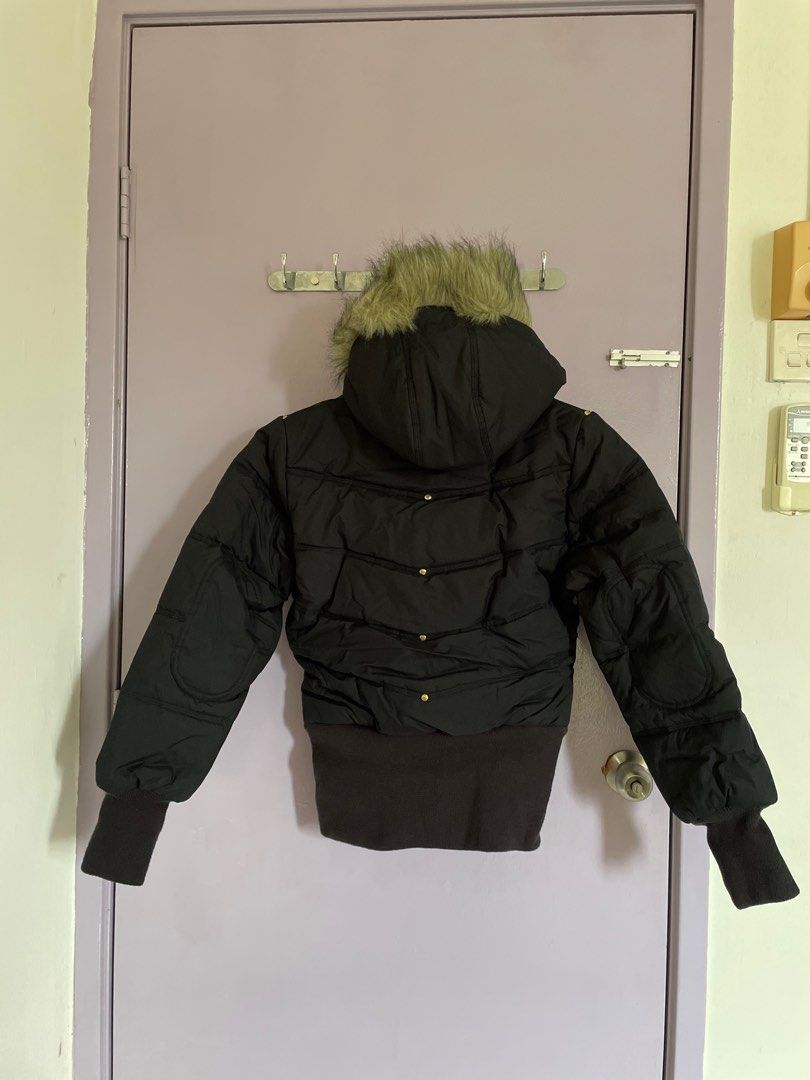 Authentic Adidas Missy Elliot Padded Jacket With Detachable Hood 